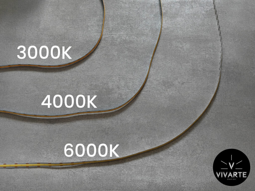 LED ribad ilma valguseta – 3000K, 4000K ja 6000K värvustemperatuuride ribad. Vivarte.ee