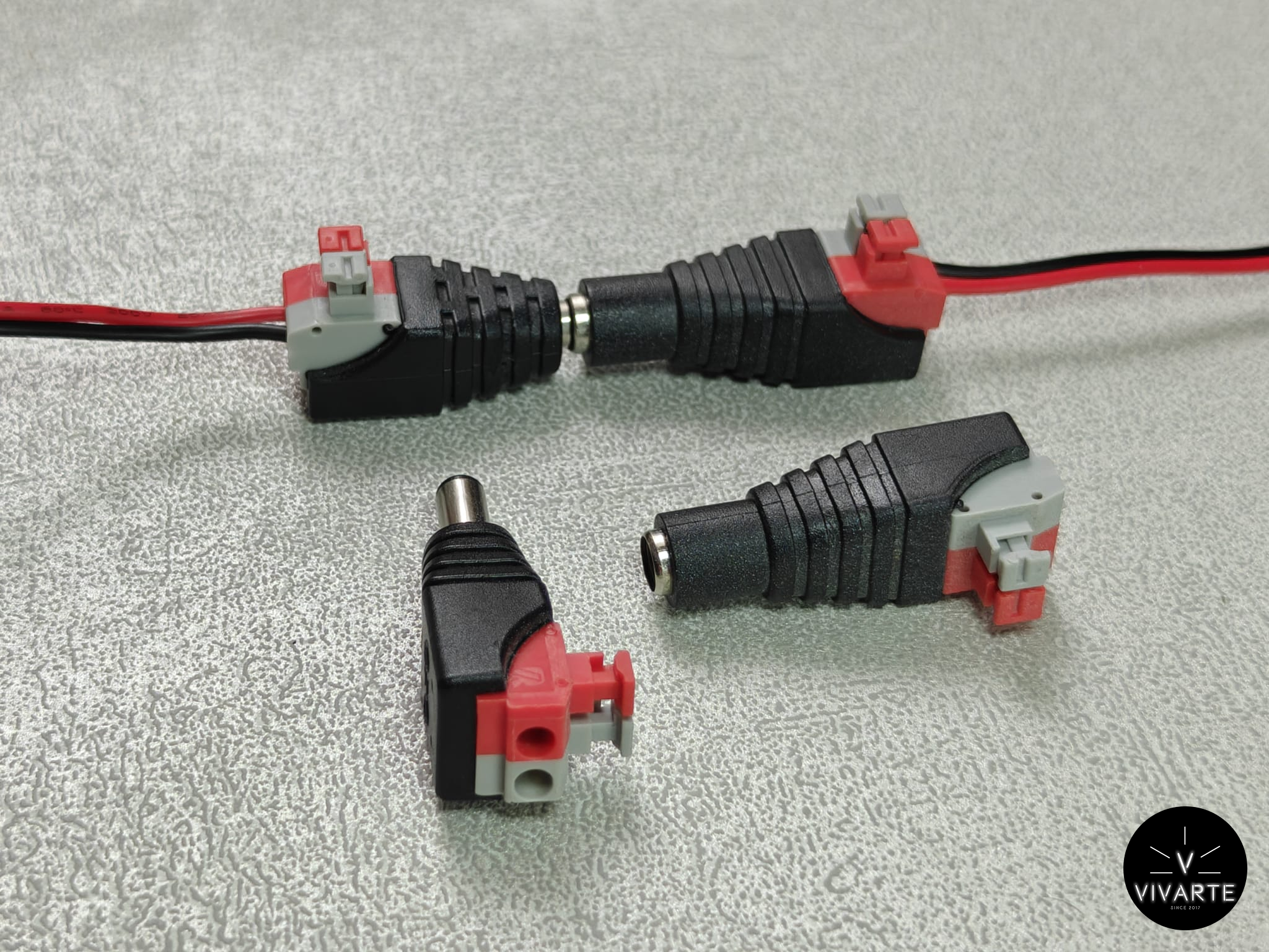 DC Jack adapter kiirkinnitus – kiire ühendus juhtmete ja pistiku vahel