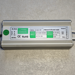 Vivarte LED-toiteplokk 12V / 24V IP67 – veekindel alumiiniumkorpus ja väljundjuhtmed