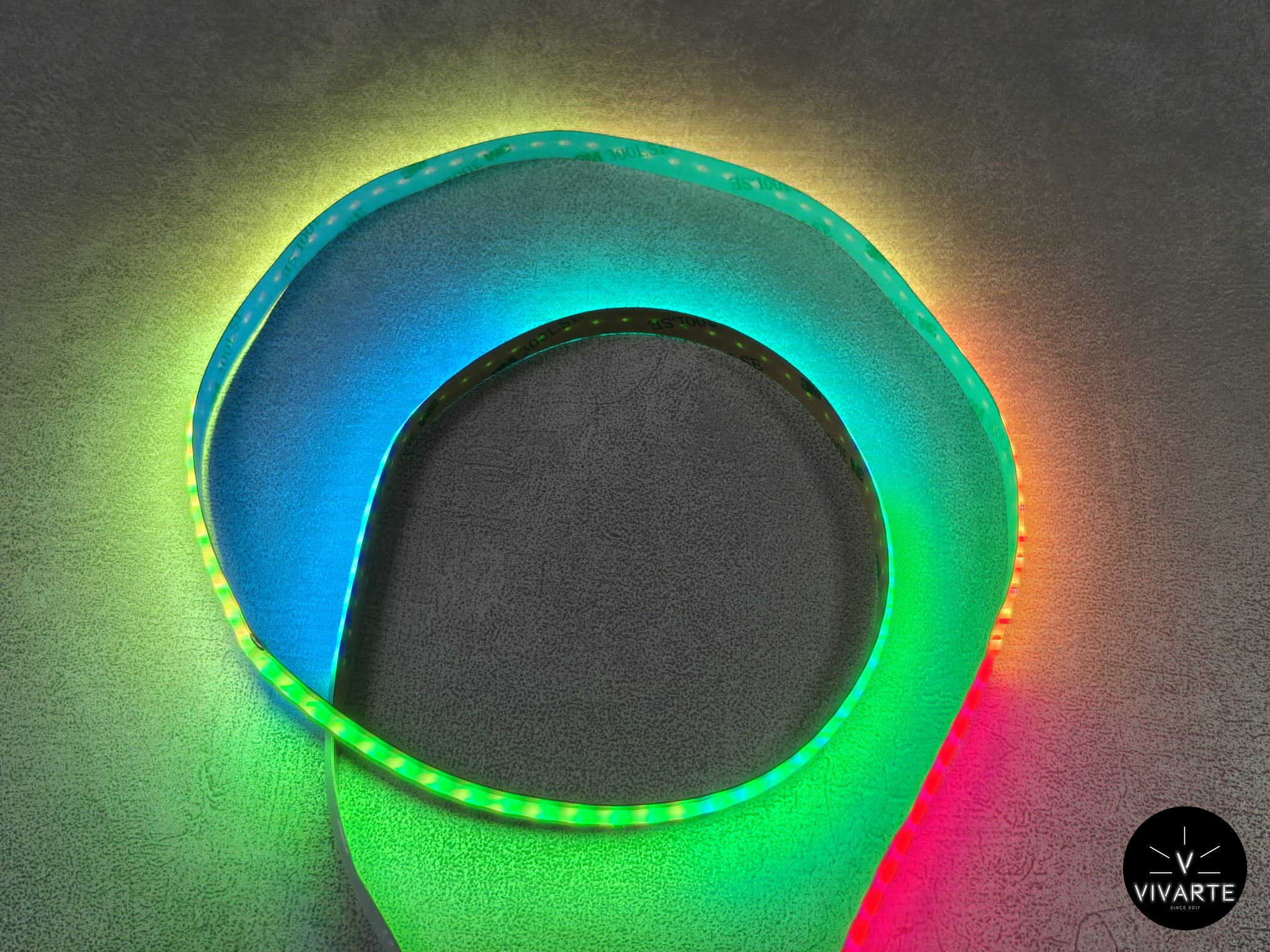 FCOB SPI RGBW LED-riba – 24V, WS2814 IC, 896 LED/m, 3PIN (24V+, DI/DO, GND)