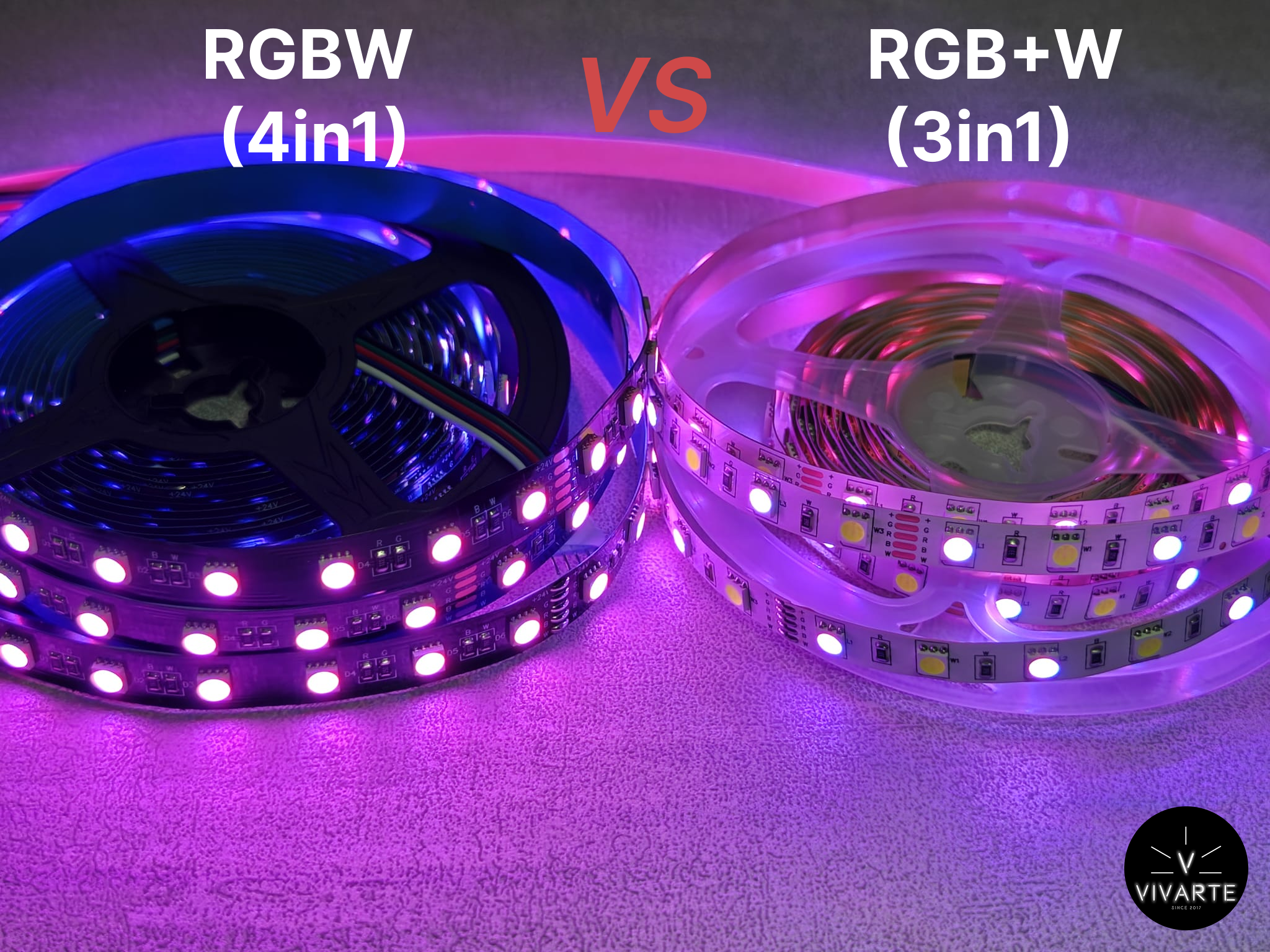 SMD RGB ja RGBW LED-ribad – IP20 kuni IP67