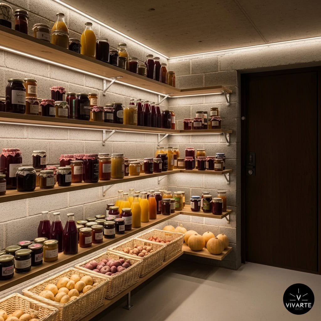 Keldri ja sahvri LED valgustus FCOB 528 24V ja FCOB 336 12V 4000K Vivarte