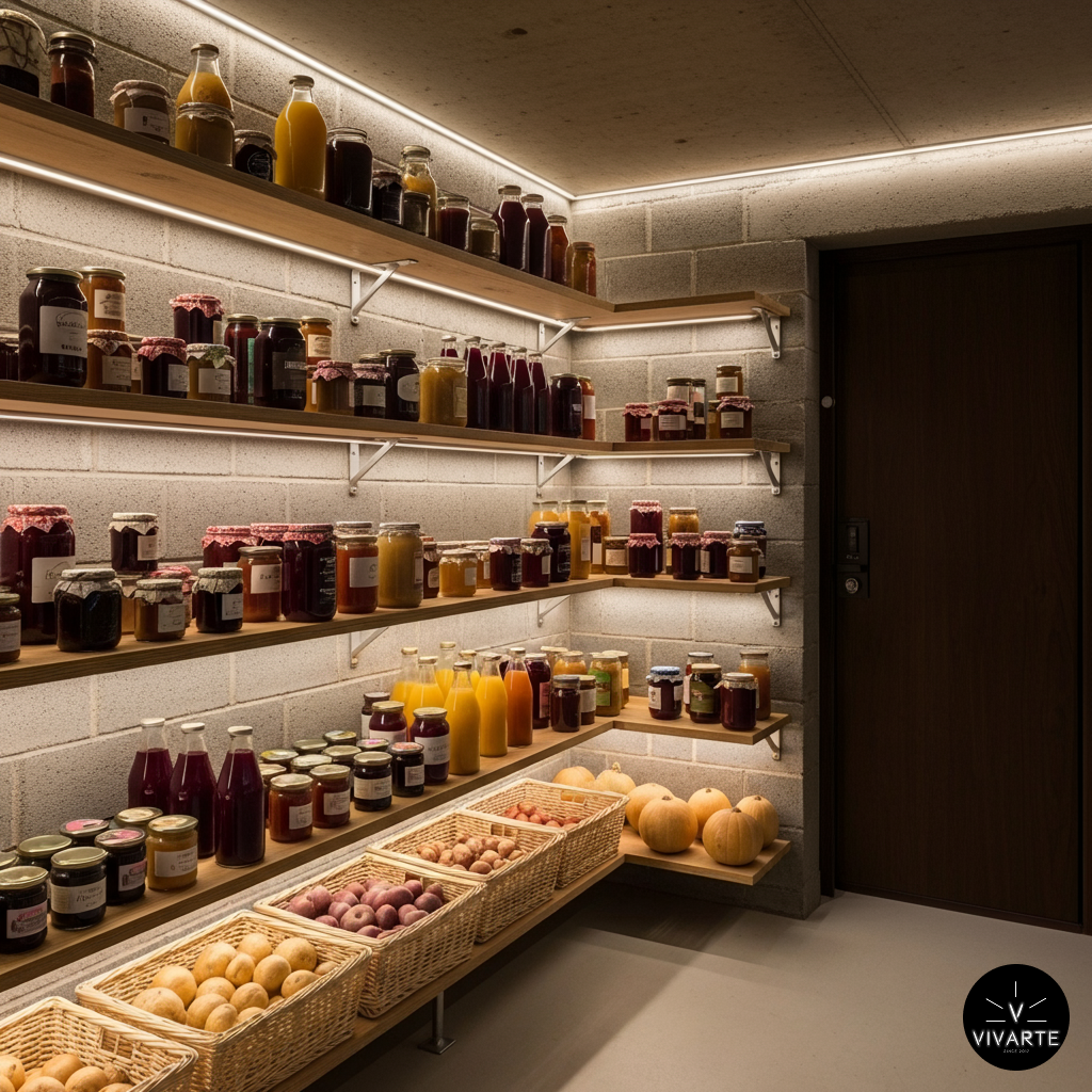 Keldri ja sahvri LED valgustus FCOB 528 24V ja FCOB 336 12V 4000K Vivarte