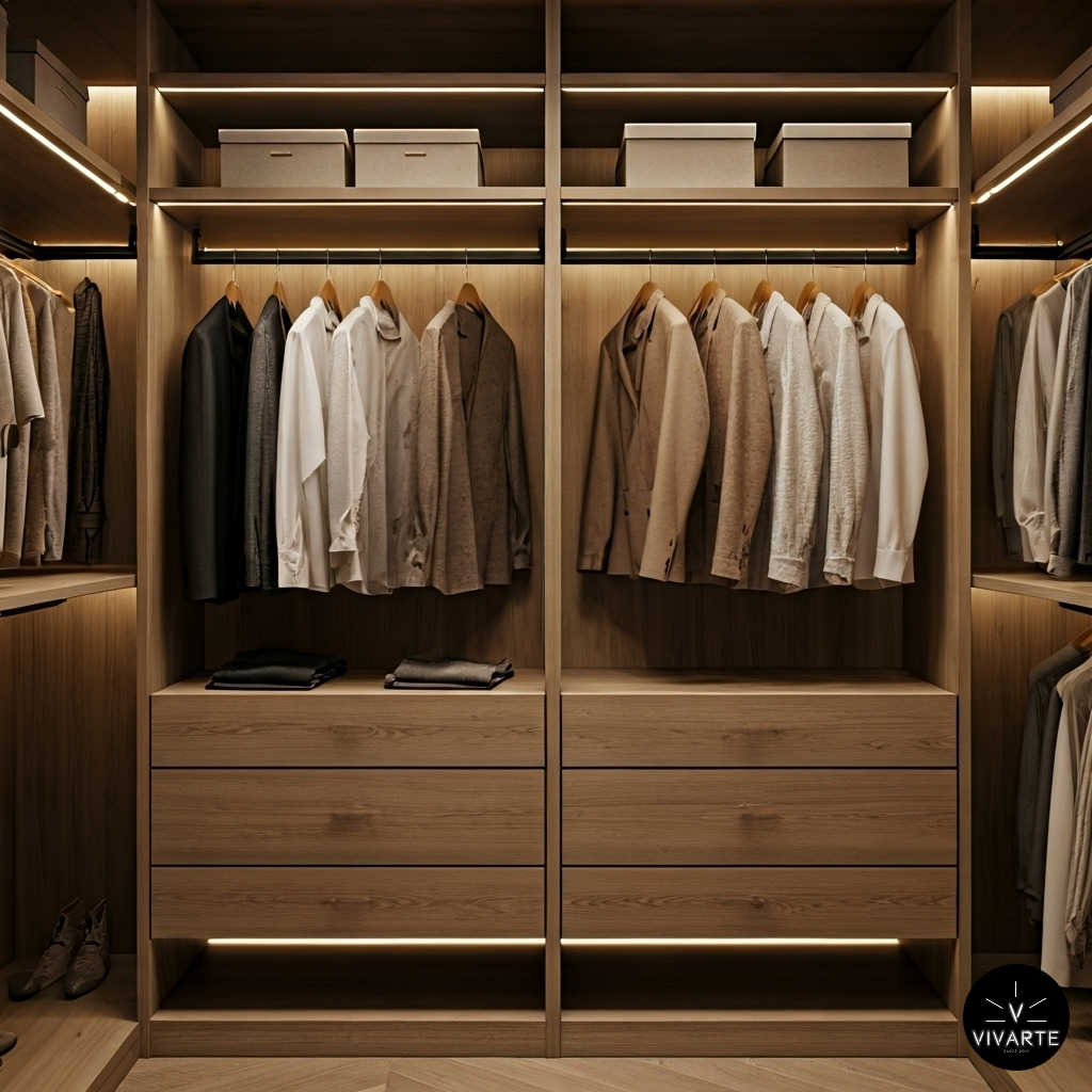 Garderoobi riiulite ja stange LED valgustus FCOB 336 12V 4000K Vivarte